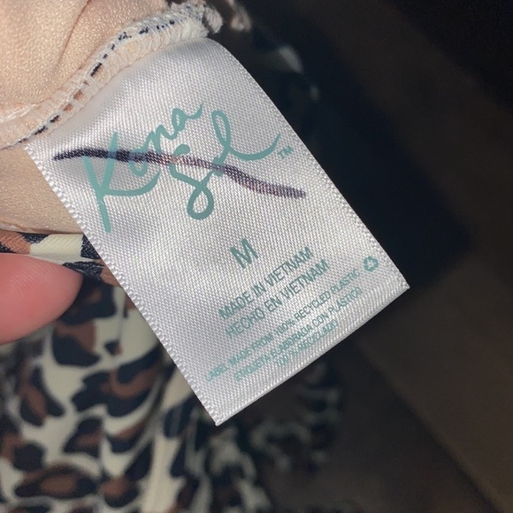 Kona Sol swimsuit leopard NWOT medium - Picture 4 of 7